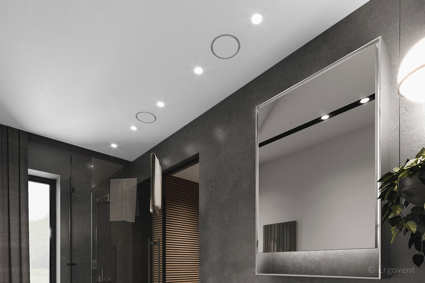 ERGOVENT RONDO 100 v moderním interiéru